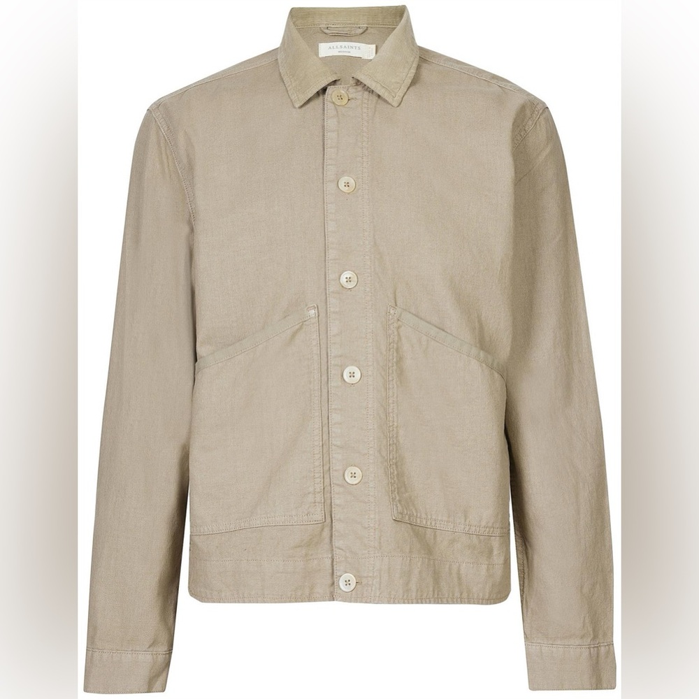 ALLSAINTS Chore  Bruc Jacket Workwear Western Corduroy Collar Mens Size Medium
